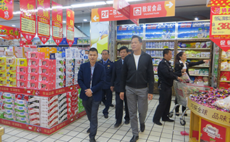 市委領導視察盛盛百佳彙東方解放店(diàn)